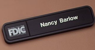 Wall Mount Teller Sign, with new FDIC or NCUA Logo