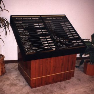 Angled Double-Wide Kiosk